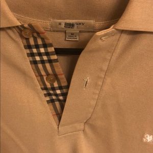 Men’s Burberry polo M